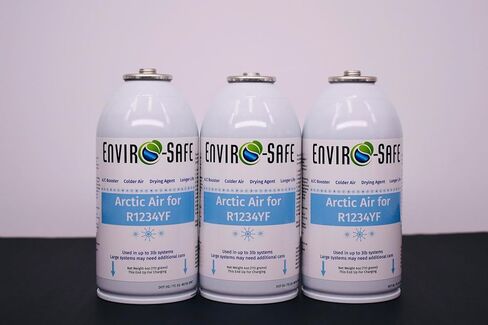 ENVIRO-SAFE Arctic Air لأنظمة R1234YF - معزز التيار المتردد ومزيل الرطوبة - مُحسّن أداء مزدوج العمل للهواء البارد وعمر النظام الممتد - علب 3 × 4 أونصة in Kuwait
