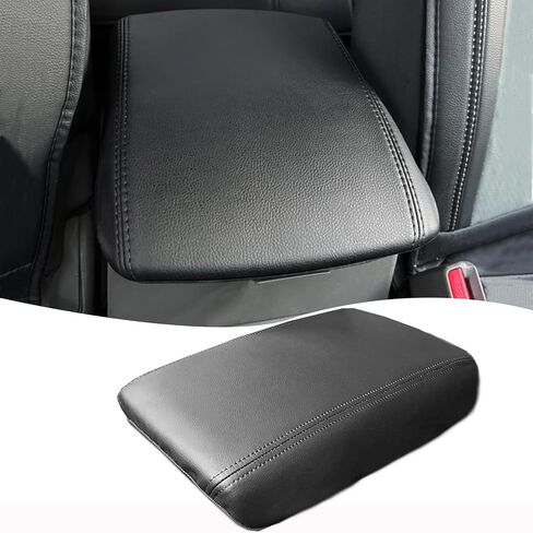 Center Console Cover for Nissan Frontier - Anti-Scratch Armrest Box Lid Pad Middle Console Cover for Nissan Frontier SV Pro 4X 2022 2023 2024 2025 2026 Interior Accessories (Orange Stitches) in Saudi Arabia