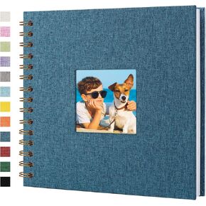 Scrapbook Photo Album, Linen Covered, 8x8 Inches, 20 Sheets/40 Pages in Kuwait