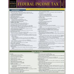 Federal Income Tax: a Quickstudy Laminated Law Guide (BAR Exam) in Saudi Arabia