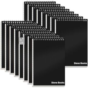 16 Pcs Steno Pads 6 x 9 in Top Spiral Notebook Bulk Pack Note Pad 960 Total Sheets Gregg Rule Steno Notebooks for School Office Home Students Teachers Organized Daily Notes Planners in Kuwait