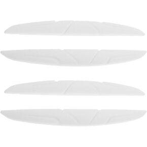 UPKOCH 4pcs Silicone Car Door Edge Guards and Bumper Guard Protector Anti-Scratch Trim Stickers for Car Sides and Rearview Mirrors, White, Automotive Exterior Door Armor for Scratch in Kuwait
