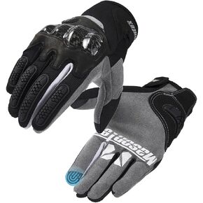 قفازات Masontex M30 الصيفية للدراجات النارية للرجال، قفازات M30 من ألياف الكربون لركوب الخيل، قفازات خفيفة الوزن قابلة للتنفس مع حماية للمفاصل، شاشة تعمل باللمس، راحة يد مضادة للانزلاق in Kuwait