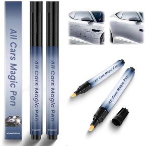 All Cars Magic Pen 2PCS, 2026 Magic Car Scratch Remover Pen, Car Scratch Repair Pen Set, Simple and Fast, Long-Lasting Durability, Quick Fix for All Car Colors in Saudi Arabia