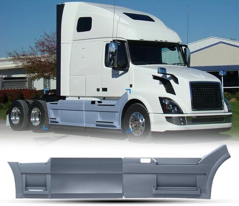 VNL Fairing Step Panel Right Side Compatible with 1997-2014;2015-2017 Volvo VNL Semi-Trucks (29" Fairing Skirt Side Panel, Right) in Kuwait