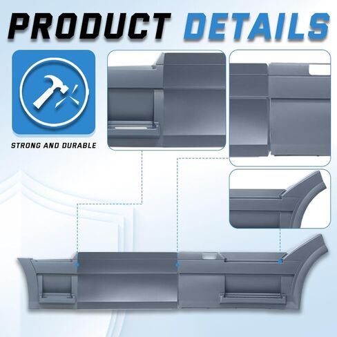 VNL Fairing Step Panel Right Side Compatible with 1997-2014;2015-2017 Volvo VNL Semi-Trucks (29" Fairing Skirt Side Panel, Right) in Kuwait
