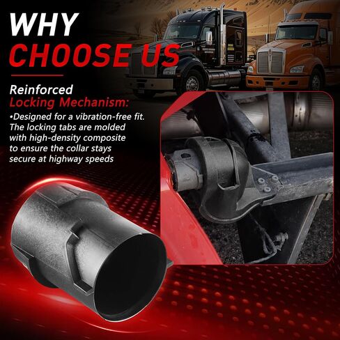 غطاء مزلاج ياقة مزلاج لشاحنات Kenworth T660 T680 وPeterbilt، مطابقة ألوان OEM، مثبت مركب عالي القوة، حماية من الصدمات المقاومة للأشعة فوق البنفسجية، يستبدل A18-1002 / M302-611 in Kuwait