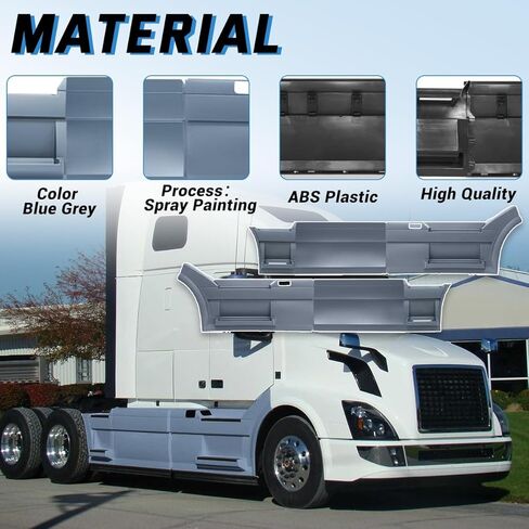 VNL Fairing Step Panel Right Side Compatible with 1997-2014;2015-2017 Volvo VNL Semi-Trucks (25" Fairing Skirt Side Panel, Right) in Kuwait
