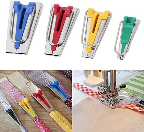 5 قطعة/المجموعة النسيج شريط حماية الأطراف ، اكسسوارات الخياطة المنزلية اللحف overlocking غرزة ملزمة صانع للحرف اليدوية DIY in Kuwait