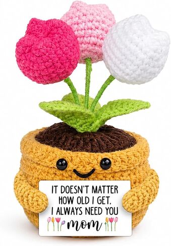 Velyra Sunflower Crochet Doll, Thank You for Being Such an Important Piece of My Life, Desk Decor, Mother's Day Birthday Christmas Thank You Gifts for Mom in Law Stepmom, Grandma, Women in Saudi Arabia