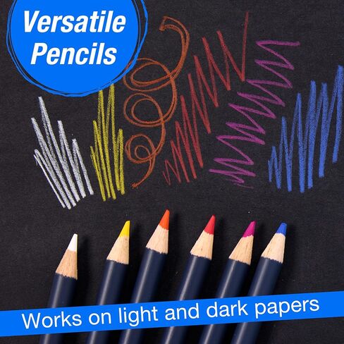 أقلام تلوين Faber-Castell Goldfaber: أقلام ملونة احترافية ذات وضع ناعم، وصبغة غنية، ونوى مقاومة للكسر، رائعة للمبتدئين والهواة والتلوين للبالغين (24 قطعة) in Kuwait