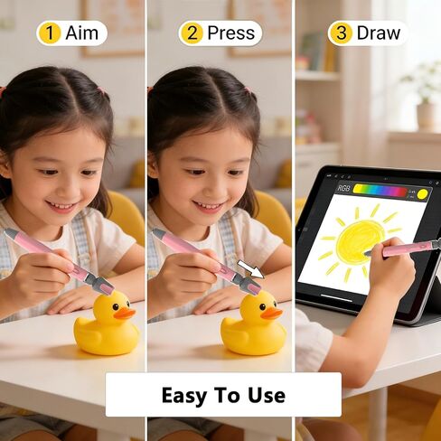 Color Copy Colored Stylus Pens for Kids Drawing, COLORPIK 16M Colors in 1 Pencils for iPad/iPhone/Tablets with Learning Education Game Apps for Coloring, Painting, Art, Gifts for Girls Boys Ages 3-12 in Kuwait