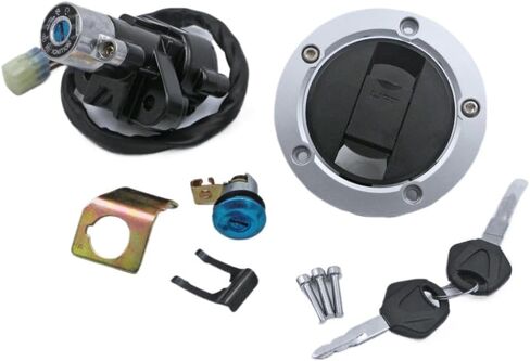 غطاء غطاء خزان الوقود ومجموعة قفل المقعد متوافقة مع موديلات GSX-R600 GSX-R750 GSX-R1000 2004-2015 (K6 K9 K11) in Kuwait