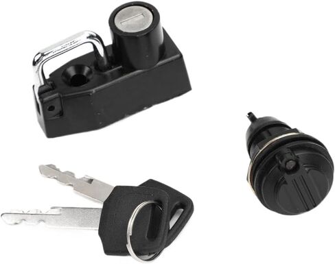 Ignition Switch, Fuel Tank Cap, Helmet Storage Lock Set Compatible with XVS125 XVS250 XVS650 XVS1100 Models in Kuwait
