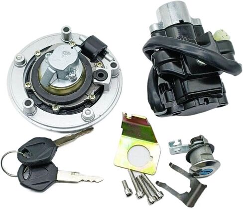 Ignition Switch Gas Cap Seat Lock Key Set 37000-16820 Compatible with GSXR1000 03-04 1000Z 03-04 SFV650 Gladius 09-15 in Kuwait