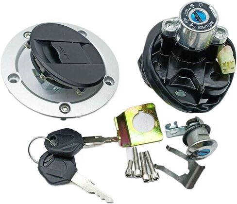 Ignition Switch Gas Cap Seat Lock Key Set 37000-16820 Compatible with GSXR1000 03-04 1000Z 03-04 SFV650 Gladius 09-15 in Kuwait