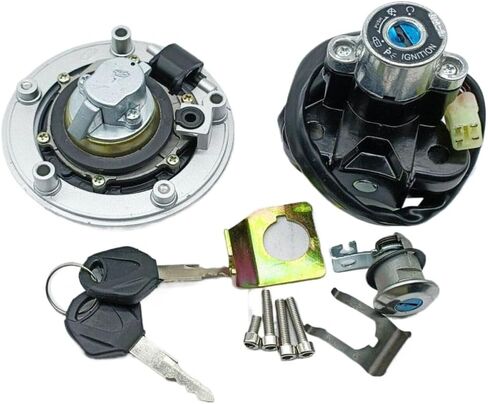 Ignition Switch Gas Cap Seat Lock Key Set 37000-16820 Compatible with GSXR1000 03-04 1000Z 03-04 SFV650 Gladius 09-15 in Kuwait