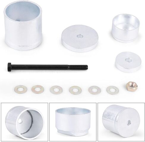 Dyno Racing 8.8'' Rear Bushing Removal Tool Install Iron Bushings, Compatible with Mustang for All Vehicles with a 7.5 or 8.8 inch Solid Rear Axle in Kuwait