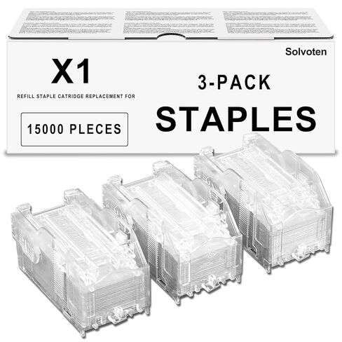 خرطوشة أساسية X1 متوافقة مع عبوات خراطيش الدبابيس Canon X1 0146C001 (3 خراطيش * 5000 قطعة دبابيس) in Kuwait