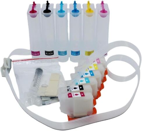 Ciss Ink System Compatible with Expression XP-8600 XP-8500 XP-8505 XP-8605 XP-8700 XP8500 XP8600 XP8700 Europe 378XL T3791-T3796 with ARC Chip in Kuwait