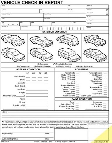 Vehicle Check in Report in Kuwait