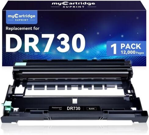 myCartridge SUPRINT DR730 Compatible Drum Unit Replacement for Brother DR730, Compatible with Brother TN760/TN730 Toner Cartridges for HL-L2350DW HL-L2370DW HL-L2395DW MFC-L2710DW MFC-L2750DW Printer in Kuwait