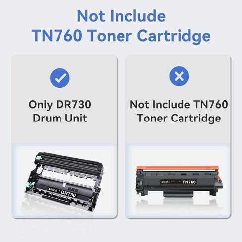 myCartridge SUPRINT DR730 Compatible Drum Unit Replacement for Brother DR730, Compatible with Brother TN760/TN730 Toner Cartridges for HL-L2350DW HL-L2370DW HL-L2395DW MFC-L2710DW MFC-L2750DW Printer in Kuwait