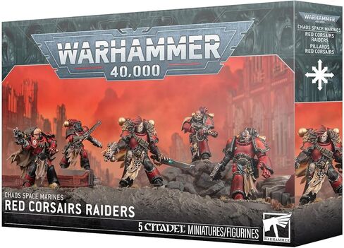 Games Workshop - Warhammer 40K - Chaos Space Marines - Red Corsairs Raiders in Kuwait