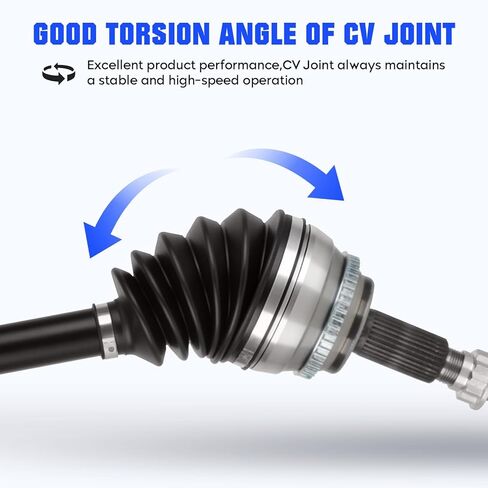 Front Left&Right CV Axle Shaft Set Fit for Lexus ES300 02-03, for ES330/RX330 3.3L 04-06, for RX350 3.5L 07-09, for Toyota Camry 3.0L 3.3L 02-06, for Highlander/Solara 3.3L 04-08, 2 pcs CV Joint Shaft in Kuwait