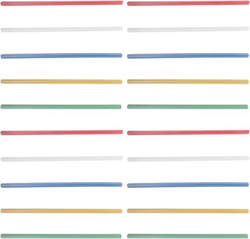 KALLORY 25pcs A4 Paper Binder Binding Bars with Slide Grip Plastic Spine Bars for Report Covers Presentation Document Filing in Red Yellow Blue Green White in Kuwait