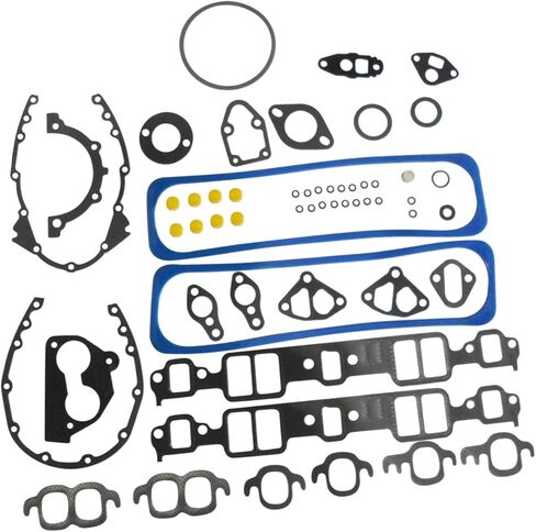 Engine Full Gasket Set w/Seal Silicone for GM for Chevrolet/for GMC Throttle Body TBI 5.7 Liter 350 Cubic Inch V8 Engines from 1987 Through 1995 in Kuwait