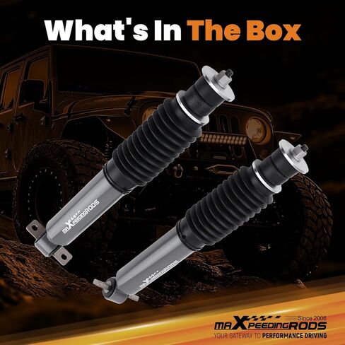 ممتصات صدمات أمامية maxpeedingrods 0-2 بوصة لسيارة دودج رام 1500 2WD 2009-2023، إصدار G1 in Kuwait