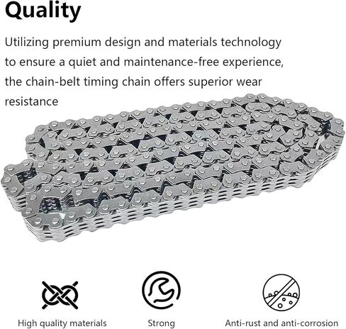 Oil Pump Chain & Timing Drive Chain Engine Chain Fit for Brute Force 650 750 KVF750 Teryx 750 KFX700 Prairie 650 700 Arctic Cat 650 4x4 V2 in Kuwait