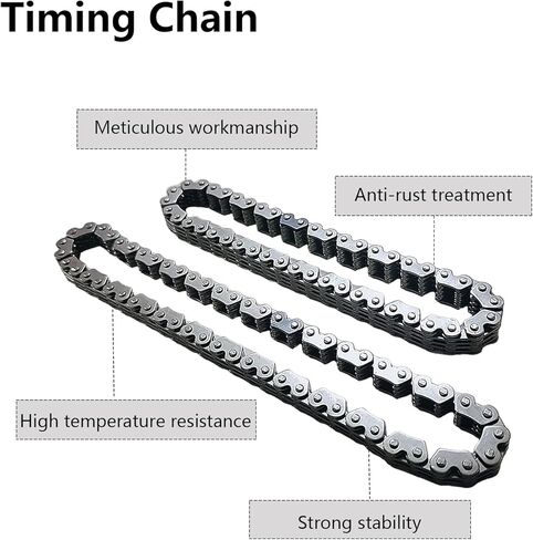 Oil Pump Chain & Timing Drive Chain Engine Chain Fit for Brute Force 650 750 KVF750 Teryx 750 KFX700 Prairie 650 700 Arctic Cat 650 4x4 V2 in Kuwait