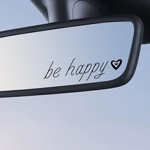 10 قطع من ملصقات السيارات، ملصقات سيارات I Love You Drive Safe Mirror ملصق الثقة في الله مرآة الرؤية الخلفية لنافذة السيارة من الفينيل مجموعة ملصقات مرآة الرؤية الخلفية للمكياج بنمط مختلف تناسب معظم المركبات in Kuwait