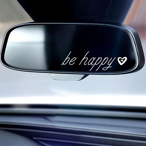 10 قطع من ملصقات السيارات، ملصقات سيارات I Love You Drive Safe Mirror ملصق الثقة في الله مرآة الرؤية الخلفية لنافذة السيارة من الفينيل مجموعة ملصقات مرآة الرؤية الخلفية للمكياج بنمط مختلف تناسب معظم المركبات in Kuwait