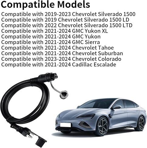 Engine Coolant Heater Cable, Block Heater Cable 84564686 Fit for Chevrolet Silverado 1500 LD LTD 2019-2023, GM Chevy Silverado 2500 3500 HD Duramax Trucks 2020-2024, Buick Cadillac 2019-2022 in Kuwait