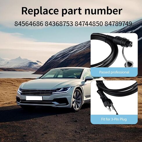 Engine Coolant Heater Cable, Block Heater Cable 84564686 Fit for Chevrolet Silverado 1500 LD LTD 2019-2023, GM Chevy Silverado 2500 3500 HD Duramax Trucks 2020-2024, Buick Cadillac 2019-2022 in Kuwait