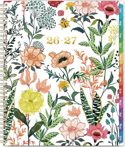 2025 Planner – Weekly ＆ Monthly Planner 2025, Jan. 2025 – Dec. 2025, 8.5" x 11" with Colorful Tabs, Flexible Cover, Thick Paper, Twin-Wire Binding, Back Pocket, To-Do ＆ Notes in Saudi Arabia