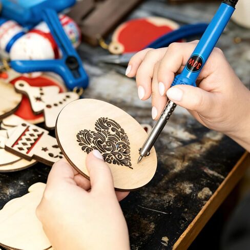 111 Pcs Wood Burning Tips and Stencils Kit,Wood Burning Letters, Numbers, Shapes and Symbols Tips for Pyrography Pen,DIY Embossing,Carving,Personalizing Crafts for Adults(Different Shape) in Kuwait