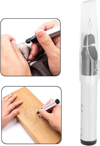 Luatoxry Thread Burner Tool, Handheld Cauterizing Pen, ABS Yarn Burner for Crochet with Tungsten Tip, Multifunctional Thread Burning Tool for Breakage, Ending, Ironing, Wax Carving in Kuwait