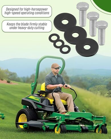 مسمار رأس سداسي M123520 M123522 مناسب لسلسلة John Deere ZTrak Z810A Z820A Z910A Z915B Z915E Z920A Z920M Z920R Z710A (الفئة التجارية المبكرة)، استبدل 19M7489 in Kuwait