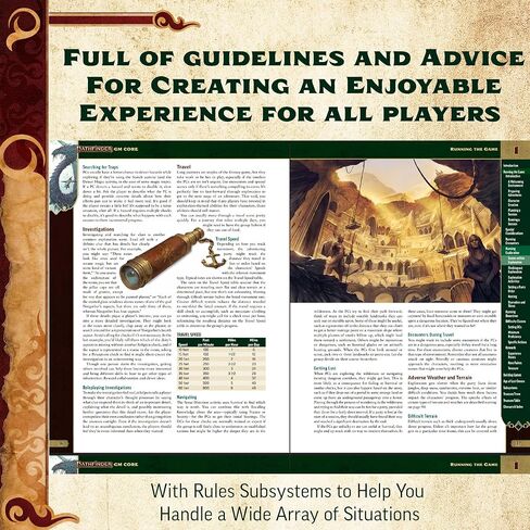 Pathfinder GM Core (P2) - الإصدار الثاني Remaster Game Master Rulebook 336 صفحة مع إنشاء الوحوش والعناصر السحرية in Kuwait