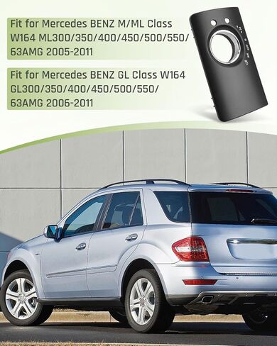 Front Headlight Control Switch Button Cover Fit for Mercedes Benz M/ML Class W164 ML300-ML550 2005-2011 Fit for GL Class W164 GL300-GL550 2006-2011, Replace 16454503049116 in Kuwait