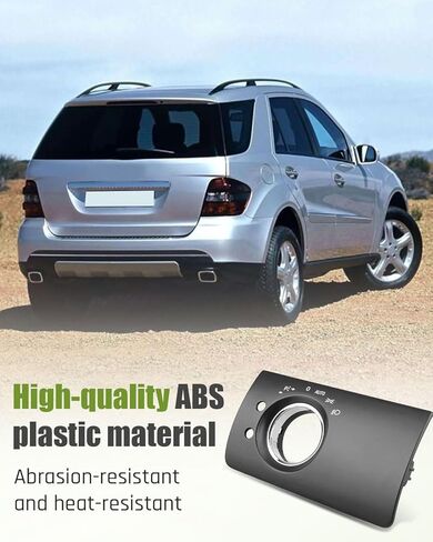 Front Headlight Control Switch Button Cover Fit for Mercedes Benz M/ML Class W164 ML300-ML550 2005-2011 Fit for GL Class W164 GL300-GL550 2006-2011, Replace 16454503049116 in Kuwait