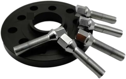فواصل العجلات 5 × 112 ثقب مركزي 66.6 ملحقات موسعة محول عجلة ألومنيوم متوافق مع سيارة BMW Separadores Bolt M14x1.25 (قطعة واحدة 12 مم) in Kuwait