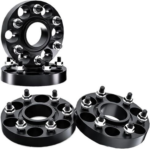 2/4 قطعة 6x139.7 100 M12X1.5 متوافق مع الجدار العظيم GWM Shanhai Cannon Flange Plate T6-7075 فواصل العجلة محول موسع من الألومنيوم (4 قطعة 30 مم) in Kuwait