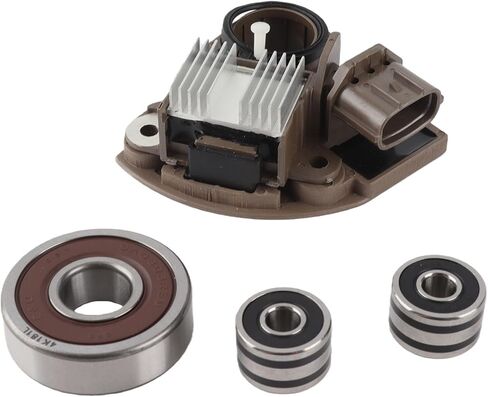 Alternator Rebuild Kit, Aluminum Alloy Regulator Brushes Bearings Replacement for Murano Quest V6 3.5L, with High Temperature ABS in Kuwait