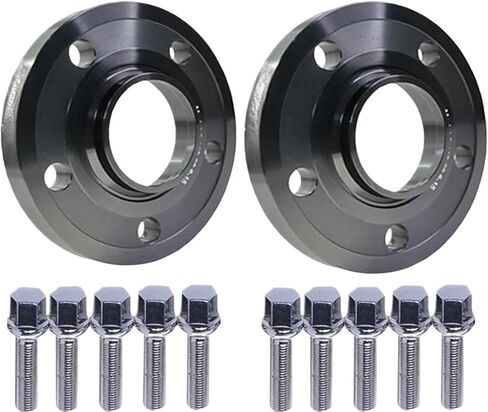 2PCS 5x120 CB 72.6 M12X1.5 Compatible For BMW 3SERIES E46 /BMW E46 Flange Plate T6-7075 Wheel Spacers Aluminum Hub Widened Adapter(2PCS spacer 20mm) in Saudi Arabia