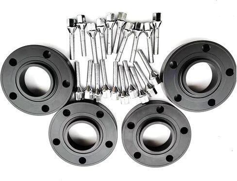12mm 5x120 72.6 Wheel Spacers With14*1.25 Cone Bolts Part Modification Accessories Compatible For BMW F30 520 D F10 Serie in Kuwait